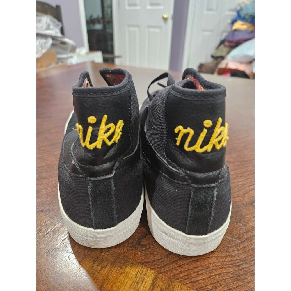 Nike Blazer Court Mid Premium SB Black Sneakers Men’s US Size 11.5 - Picture 3 of 9